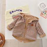 Toddler Boy Reversible Bear Hooded Jacket