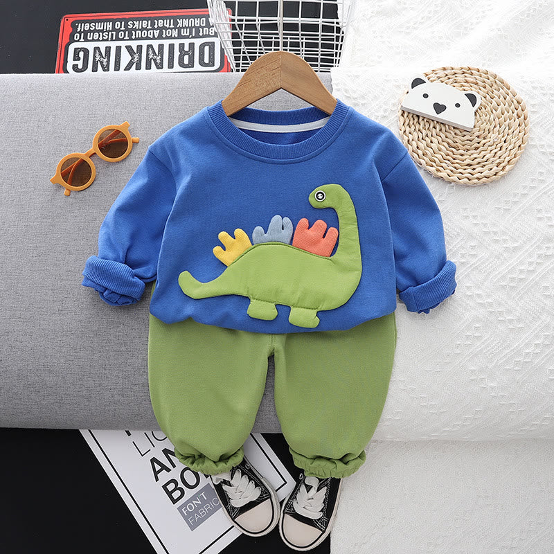 Toddler Dinosaur Sweatsuit 2 Pieces Set