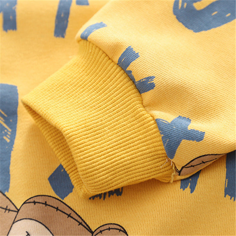 Toddler Slogan Bear 2 Pieces Set