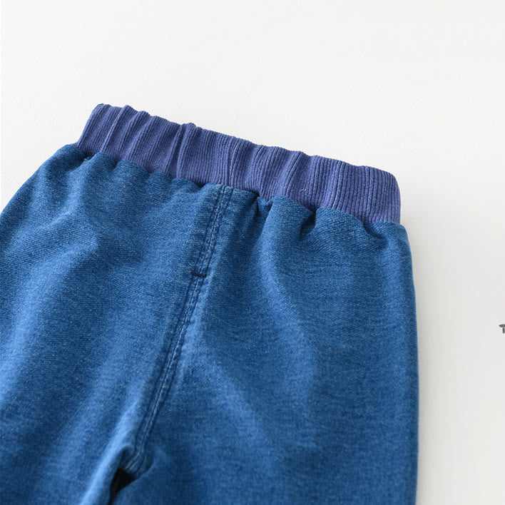 Baby Denim Cartoon Dog Casual Pants