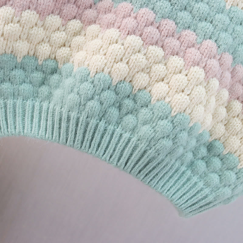 Toddler Solid Color Loose Sweater