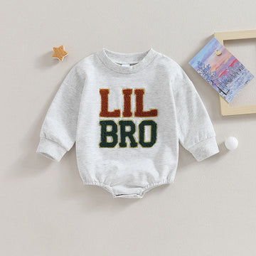 LIL BRO Baby Slogan Bodysuit