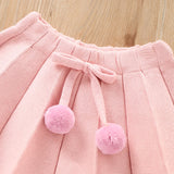 Toddler Girl Heart Sweater and Skirts Set