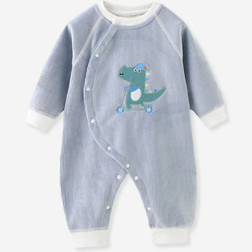 Baby Fleece Animal Seamless Romper