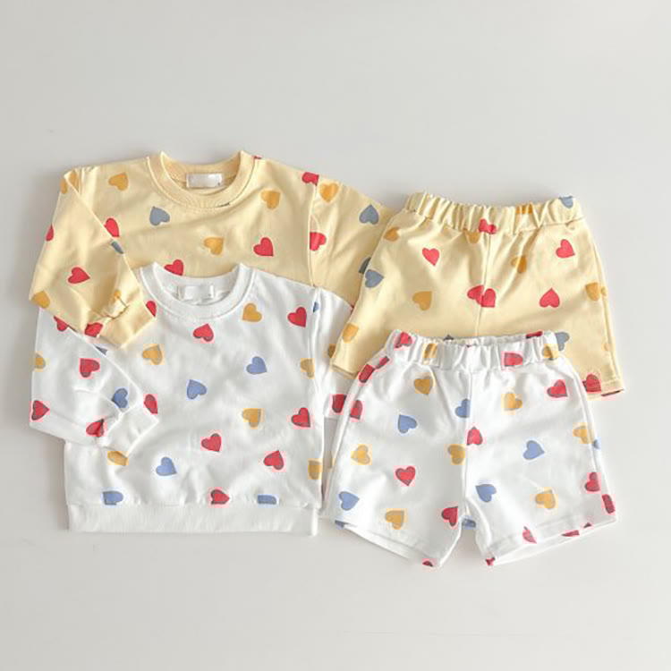Toddler Colorful Heart 2 Pieces Set