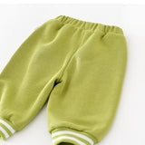 DINOSAUR Baby Casual Slogan Zipper Green Coat Pants