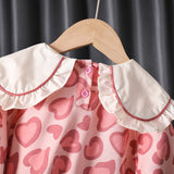 Toddler Girl Pink Leopard Print Blouse