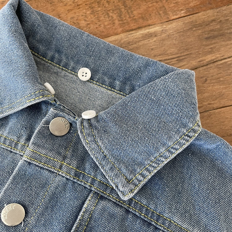 Toddler Denim Hooded Blue Jacket