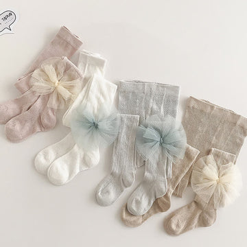 Baby Toddler Lace Bowknot Pantyhose