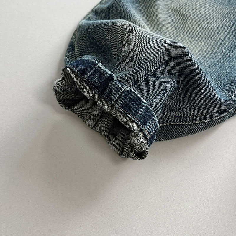 Toddler Denim Retro Casual Pants