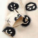 Toddler Boy Beige Smile Lapels Shirt