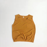 Toddler Boy Solid Color Knitted Tank Top