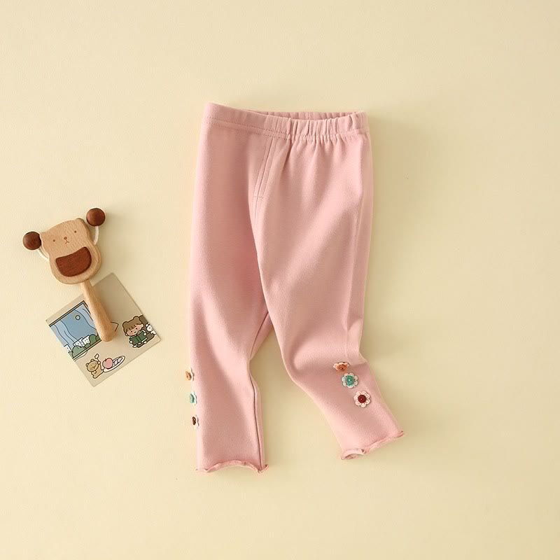 Baby Lace 3D Flower Pants
