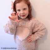 Toddler Girl Heart Warm Sweater