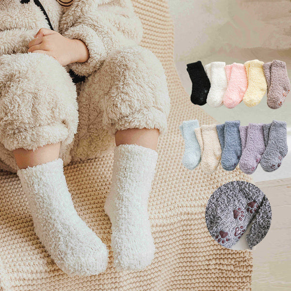 Baby Solid Color Fleece Floor Socks