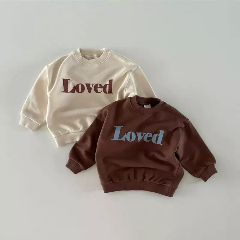 LOVED Baby Casual Slogan Sweatshirt