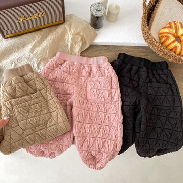 Baby Toddler Quilted Pocket Pants