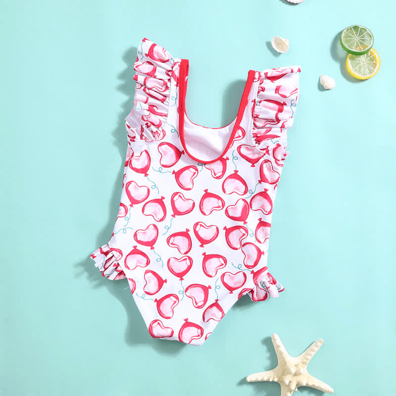 Toddler Girl Watermelon Flamingo Flower Bikini Swimsuit