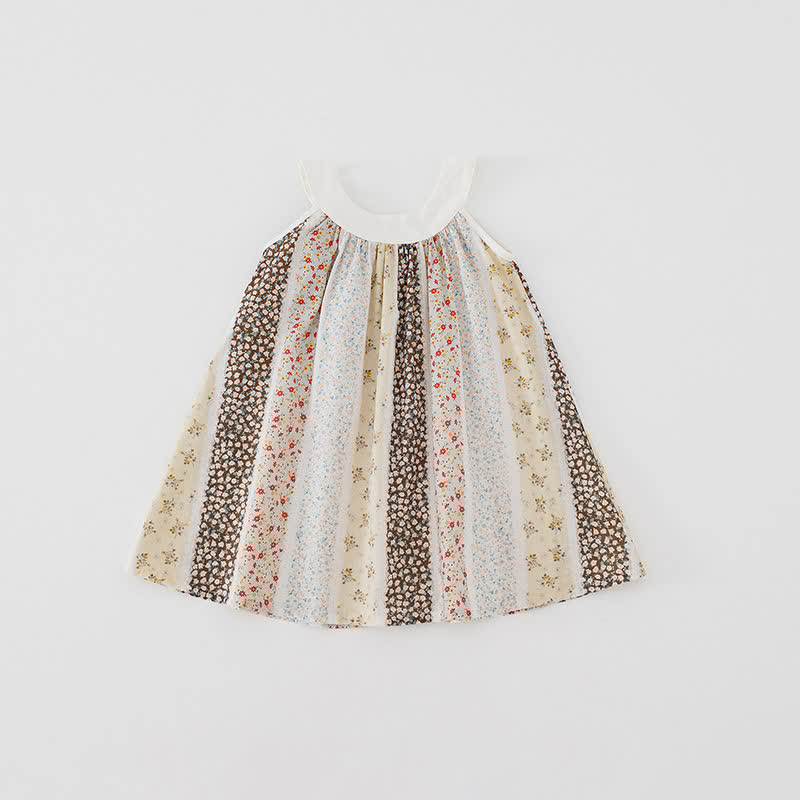 Toddler Girl Floral Bowknot Sling Dress