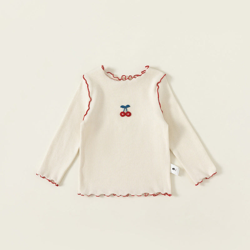Toddler Girl Cherry Sweatshirt