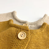 Toddler Solid Color Button Knitted Vest