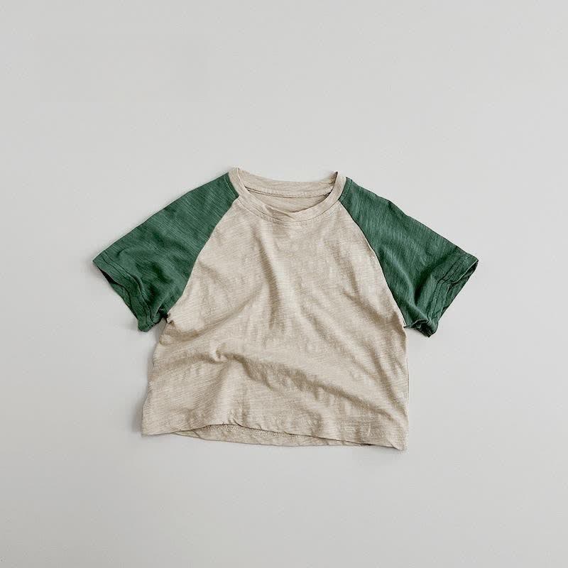 Toddler Color Block Loose T-Shirt