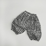 Toddler Wavy Loose Capri Pants