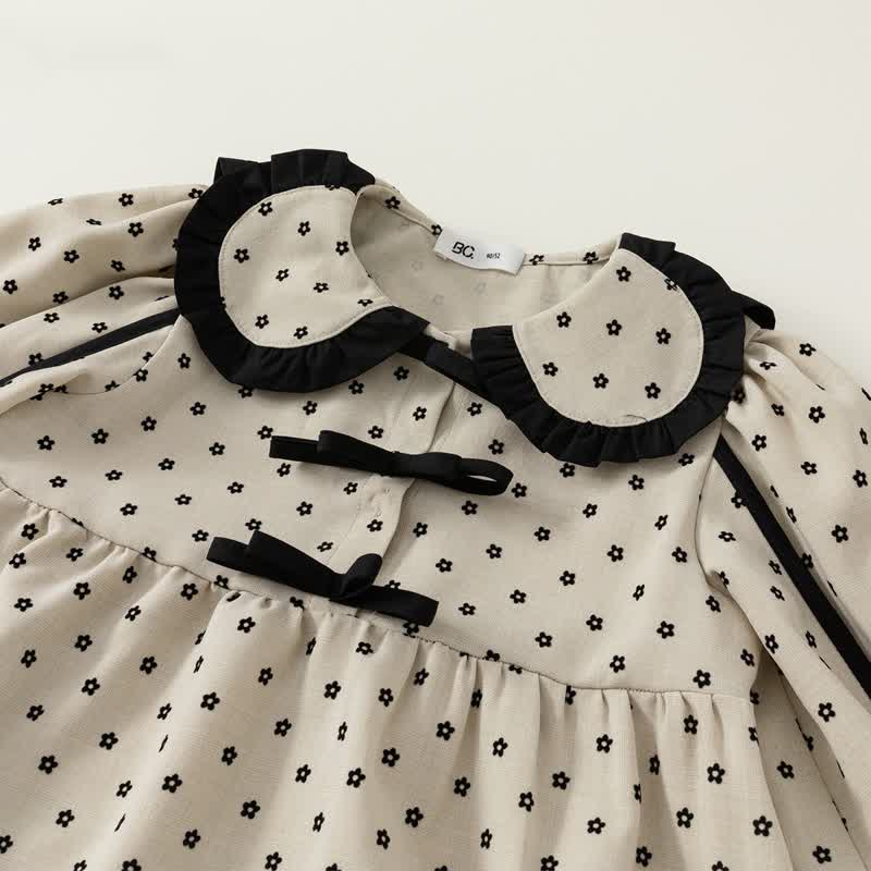 Toddler Girl Daisy Lapel Dress