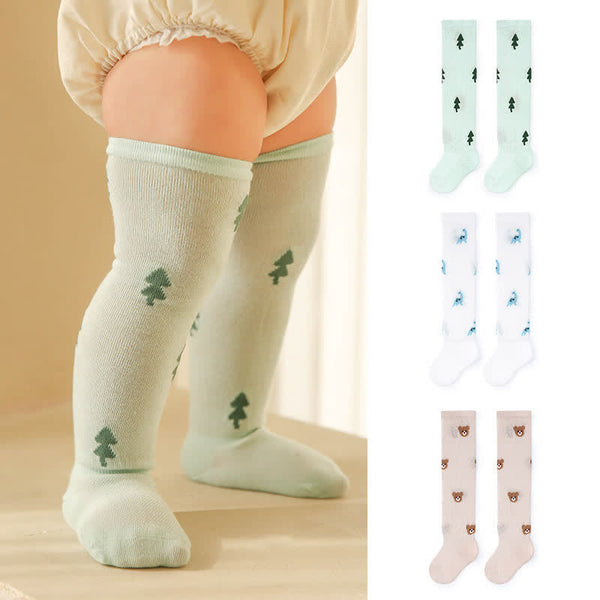 Baby Toddler Tree Dino Bear Knee Socks