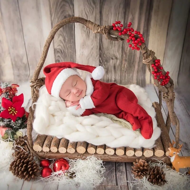 Newborn Photography Santa Claus Costume