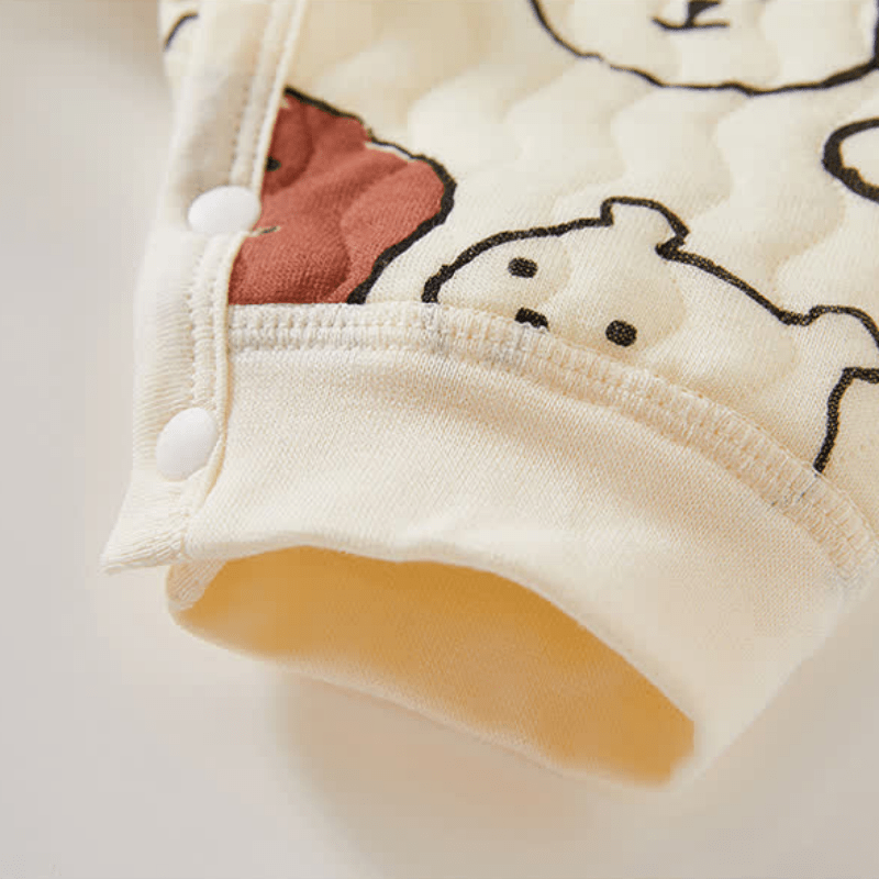 Baby Bear Seamless Newborn Kimono Romper