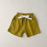 C Toddler Polo Collar Pullover and Shorts Set