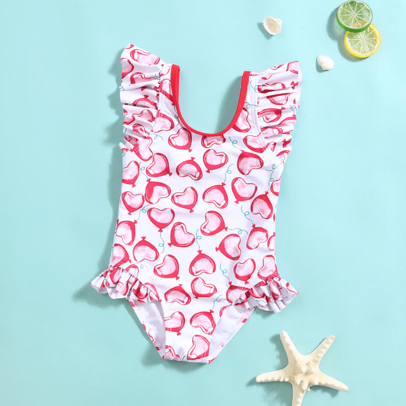 Toddler Girl Watermelon Flamingo Flower Bikini Swimsuit