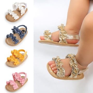 Baby Ruffled Trim Sandals
