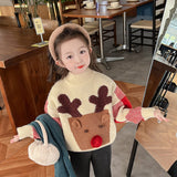 Toddler Cartoon Elk Lovely Knitted Sweater