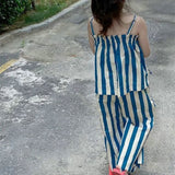 Toddler Girl Striped Camisole and Pants Set