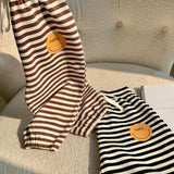 HELLO Toddler Striped Smile Jogger Pants