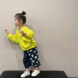 Toddler Dots Denim Pants