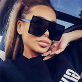 Square Big Frame Retro Sunglass