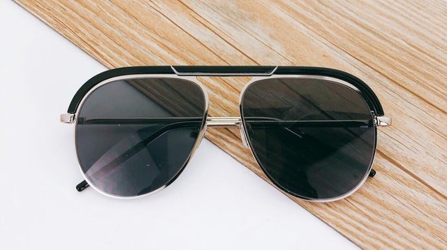 Anti-Reflective Gradient Mirror Oversized Aviator Sunglasses