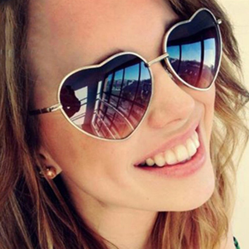 Love Heart Shaped Retro Sunglasses