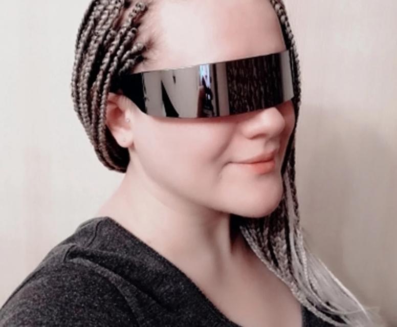 Futuristic Wrap Around Sunglass