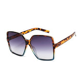 Butterfly Shaped Oversized Frame Square Sunglasses