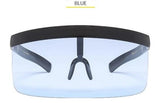 Oversize Windproof Hood Goggles Clear Lens Mask Sunglasses