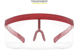 Oversize Windproof Hood Goggles Clear Lens Mask Sunglasses
