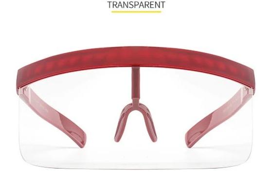 Oversize Windproof Hood Goggles Clear Lens Mask Sunglasses
