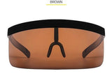 Oversize Windproof Hood Goggles Clear Lens Mask Sunglasses