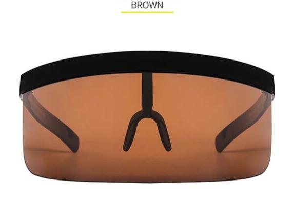 Oversize Windproof Hood Goggles Clear Lens Mask Sunglasses