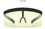 Oversize Windproof Hood Goggles Clear Lens Mask Sunglasses