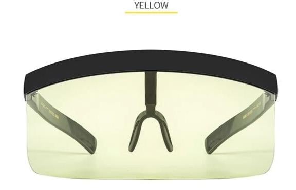 Oversize Windproof Hood Goggles Clear Lens Mask Sunglasses